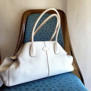 Tod's GIRELLI BAG, White Tote Bag (lightly used)